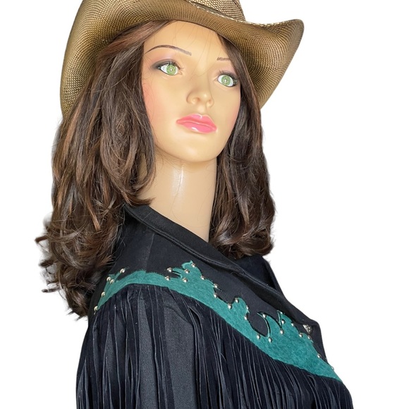 Wester Collection black/green womens jacket size M - Picture 5 of 15